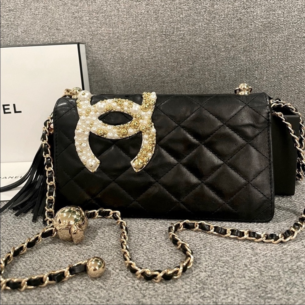 ❌SOLD❌ CHANEL CAMBON WALLET ON CHAIN